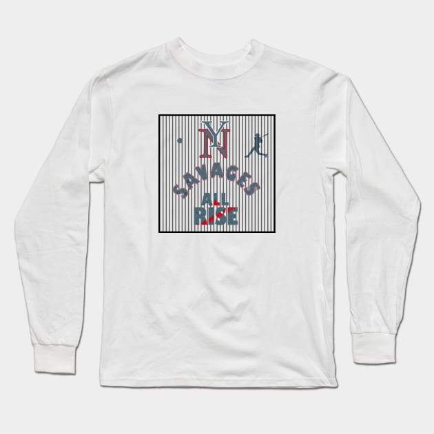 New York Baseball design Long Sleeve T-Shirt by Proway Design